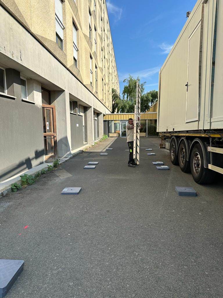 transport module préfabriqué